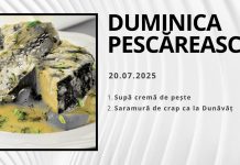 Gradina Mantuleasa vă invită la o experiență gastronomică unică : Duminică Pescărească în București